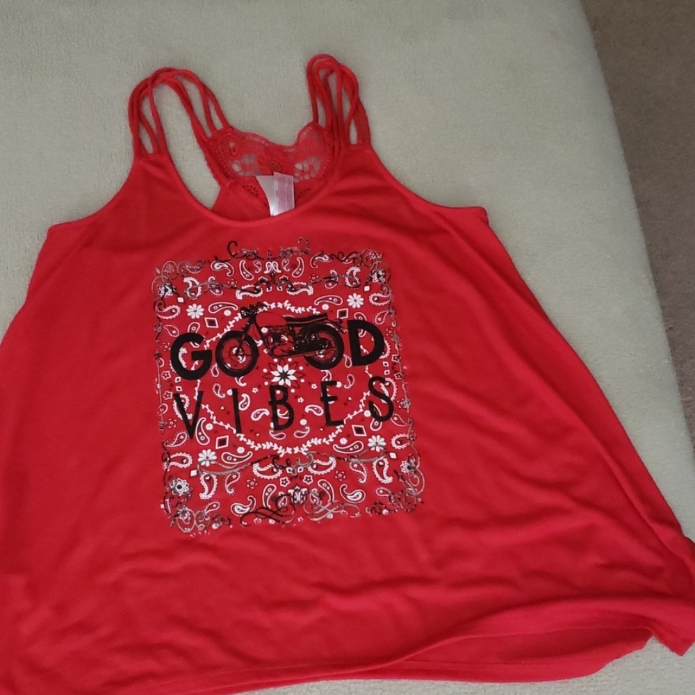Motorcycle tank top